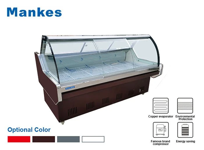 Arc Glass Static Cooling Food Display Cooler