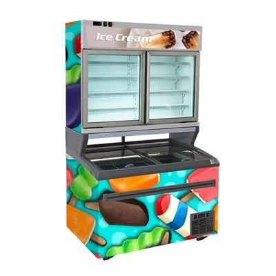 Friżer tal-Ikel tax-Xorb tas-Supermarket